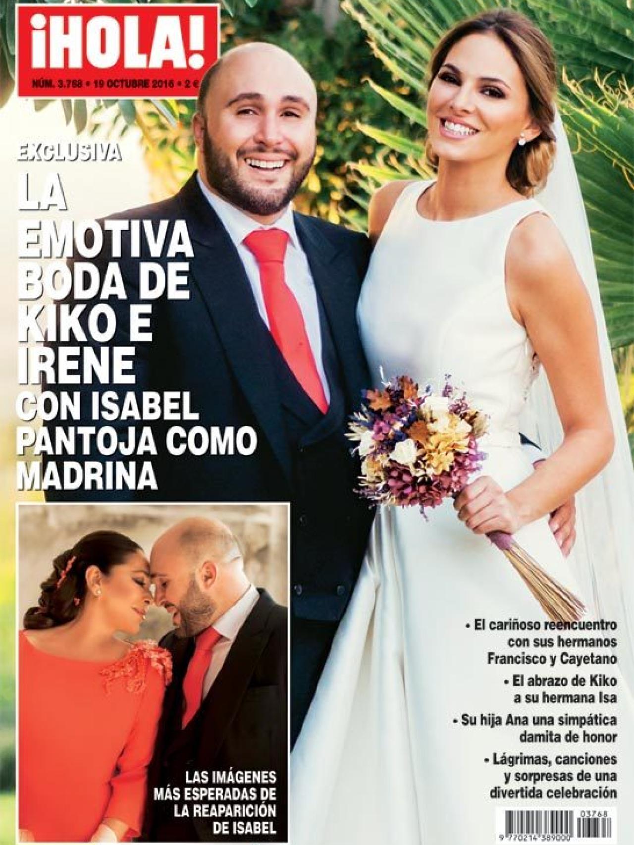 Portada de la revista ¡Hola! en la que Isabel aparece por primera vez tras la condena