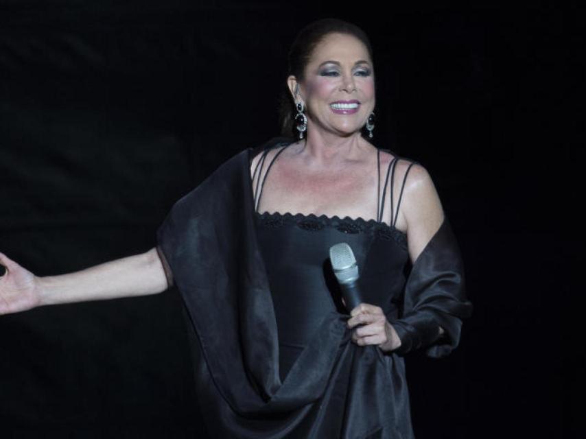 Pantoja en pleno concierto