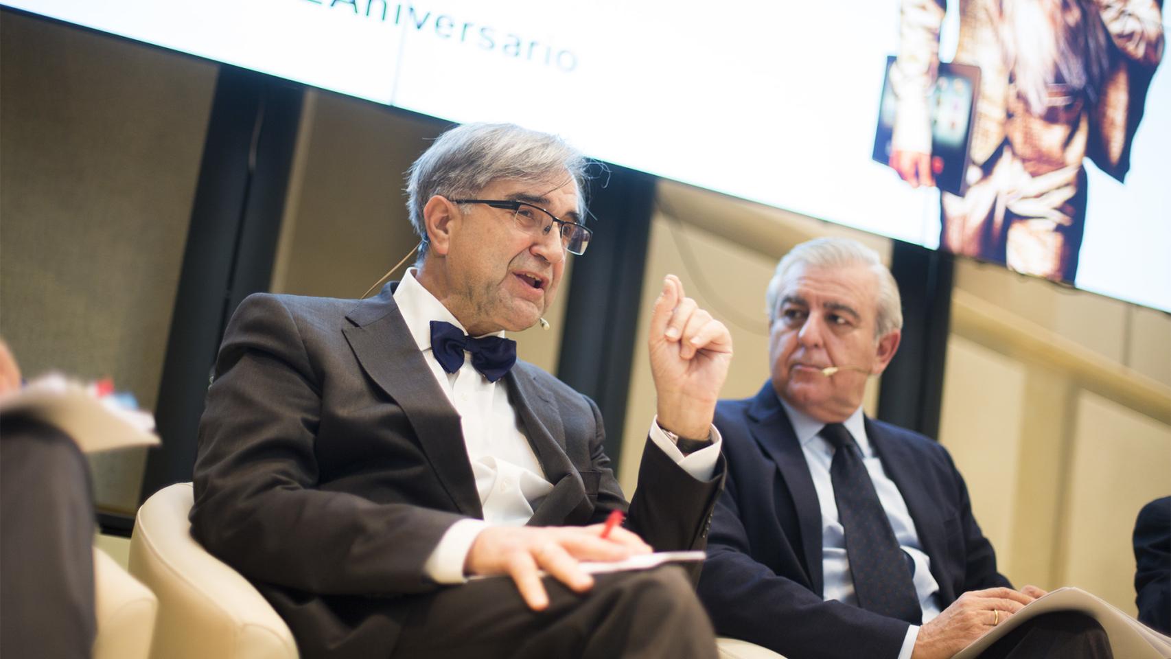José Antonio Herce, socio de AFI, junto a Antonio Camuñas, consejero de EL ESPAÑOL.