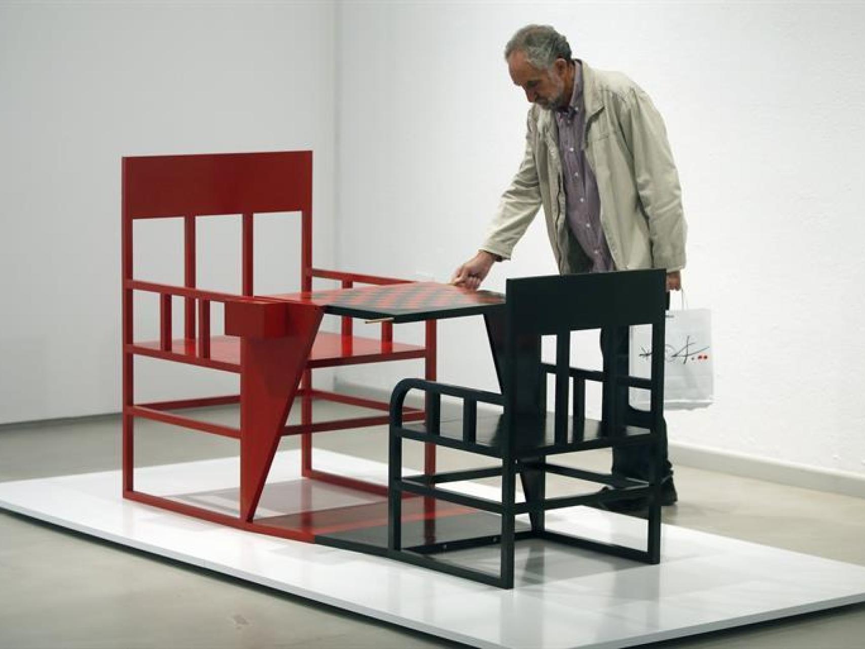 El tablero-silla de Michel Aubry (a partir del club obrero de Rodchenko).