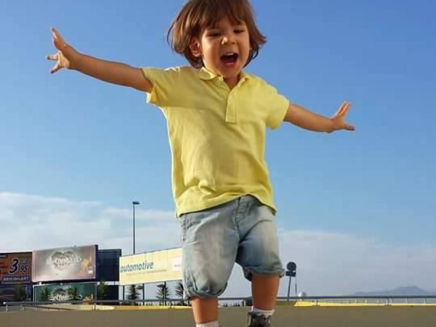 Gabriel antes de sufrir el accidente.