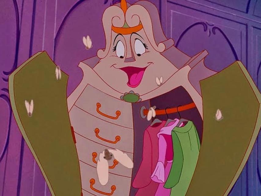 El armario de la Bella y Bestia