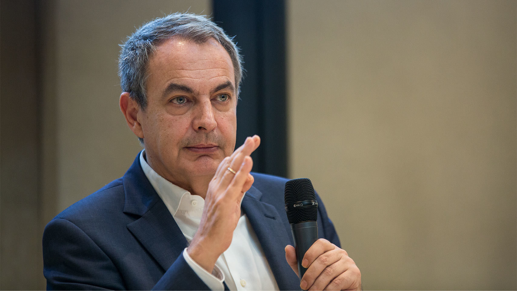 Zapatero, durante la conversación organizada por EL ESPAÑOL.