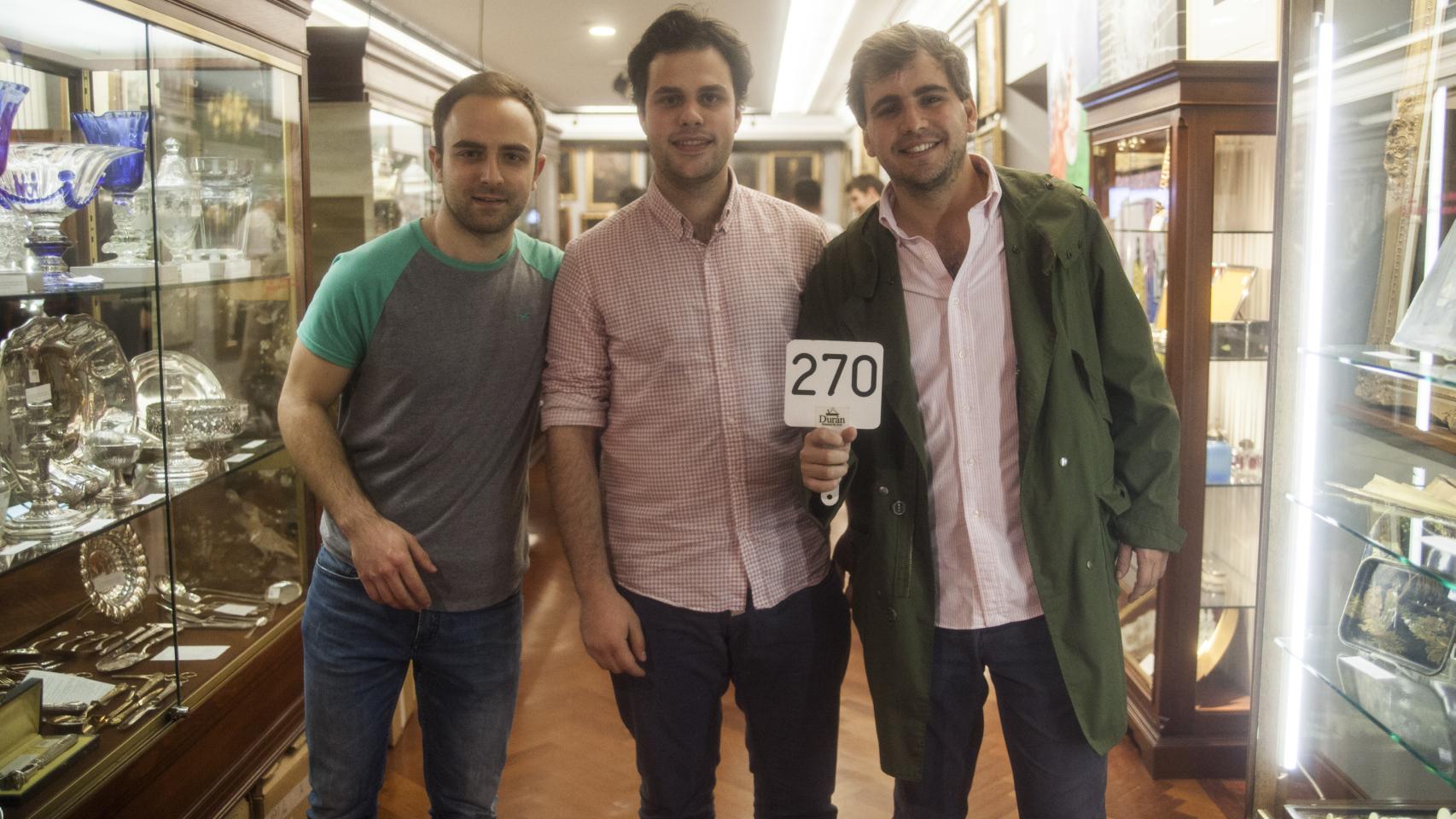 Ignacio, Ricardo y Javier.