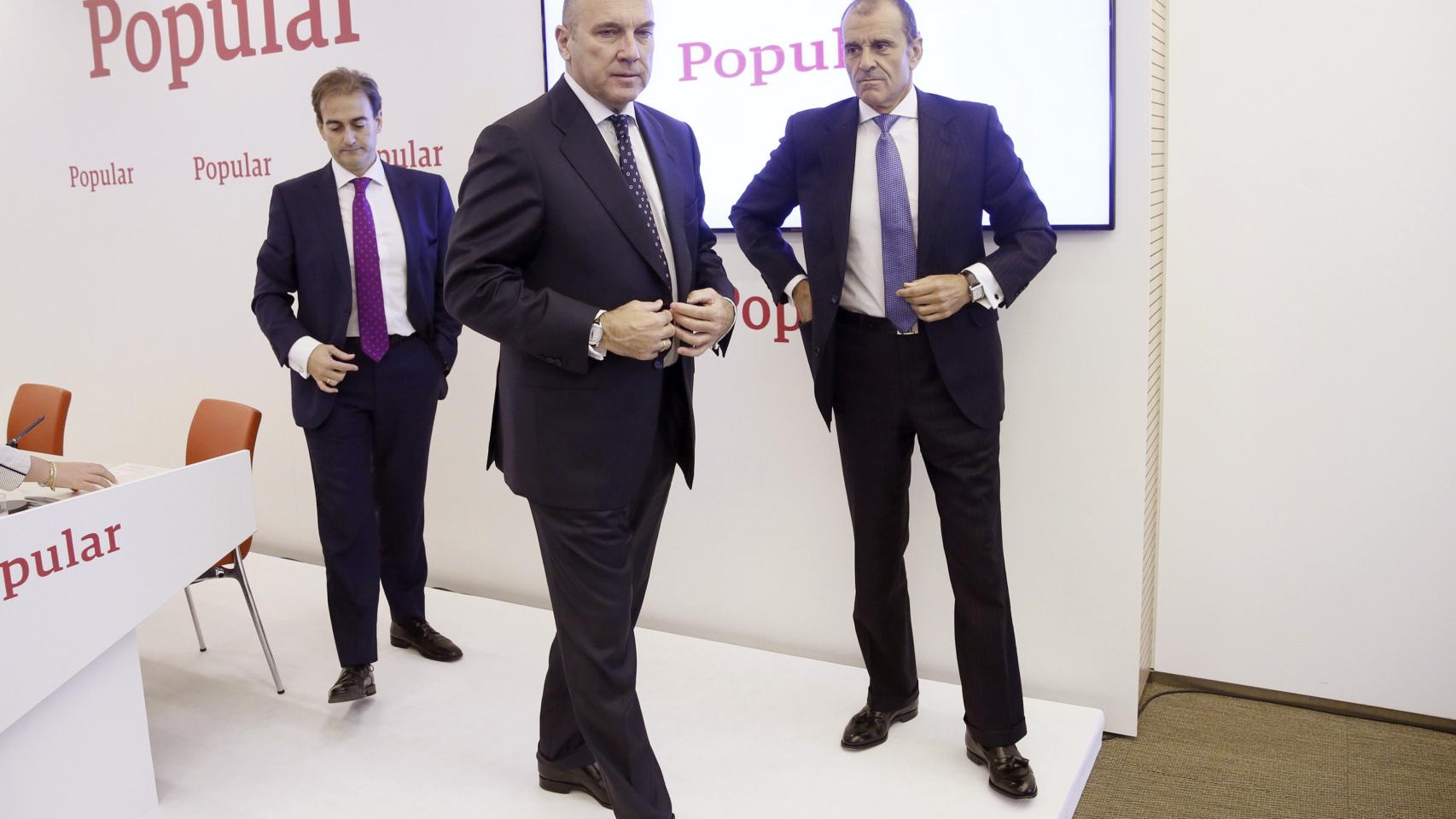 Pedro Larena, consejero delegado del Banco Popular.