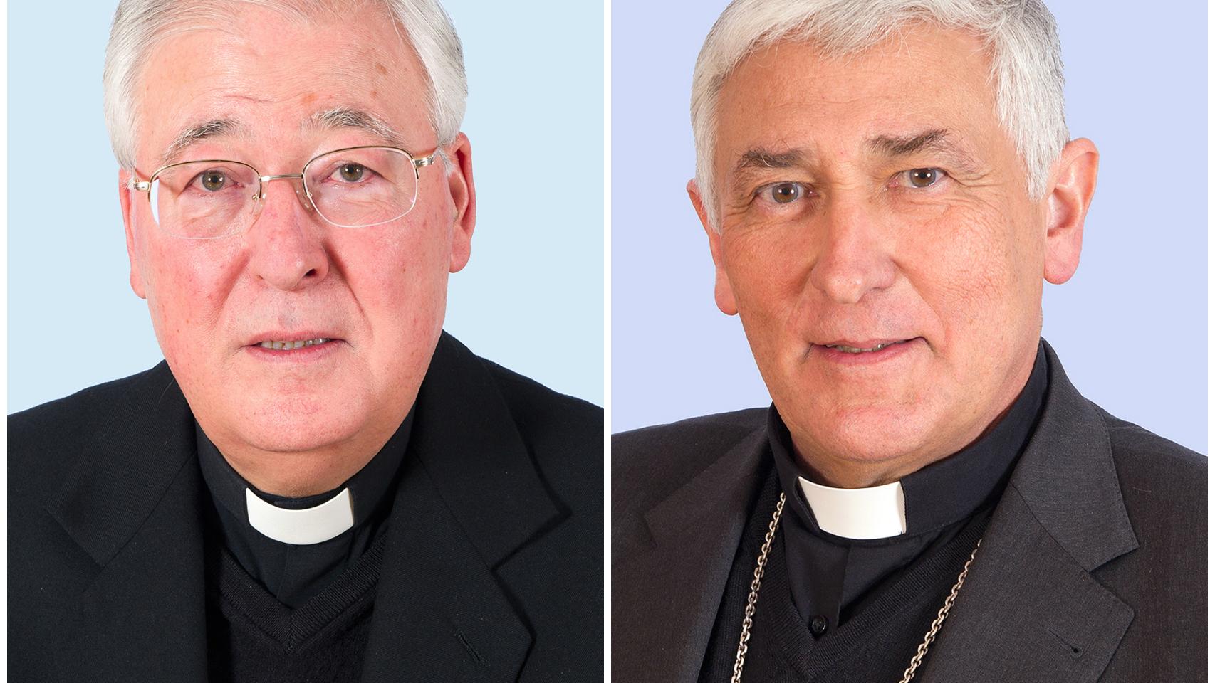 El obispo de Alcalá de Henares, Juan Antonio Reig,  y el obispo de Cádiz y Ceuta, Rafael Zornoza.