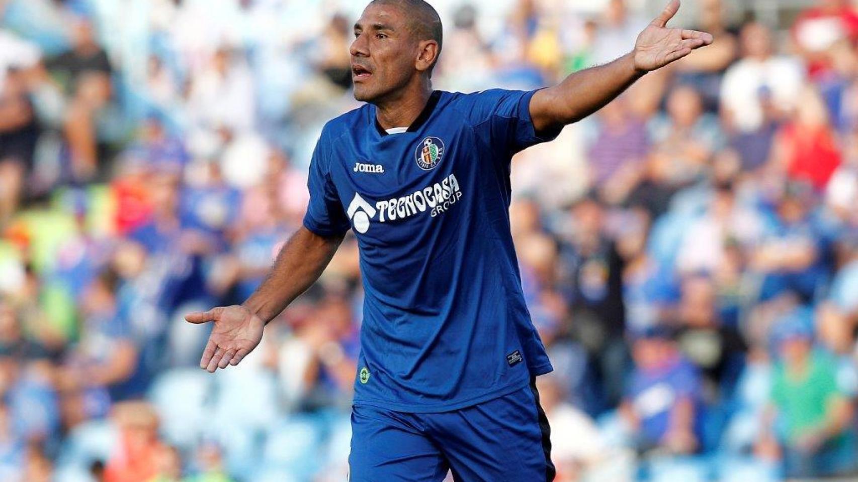Cata Díaz, durante un partido contra el Getafe.