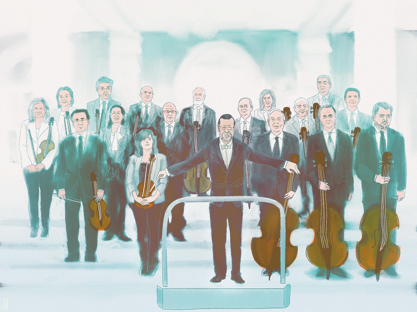 Los ministros de Rajoy.