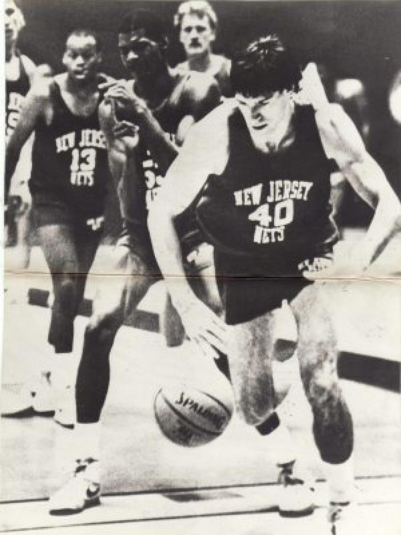 Fernando Martín en la liga de verano con los Nets.