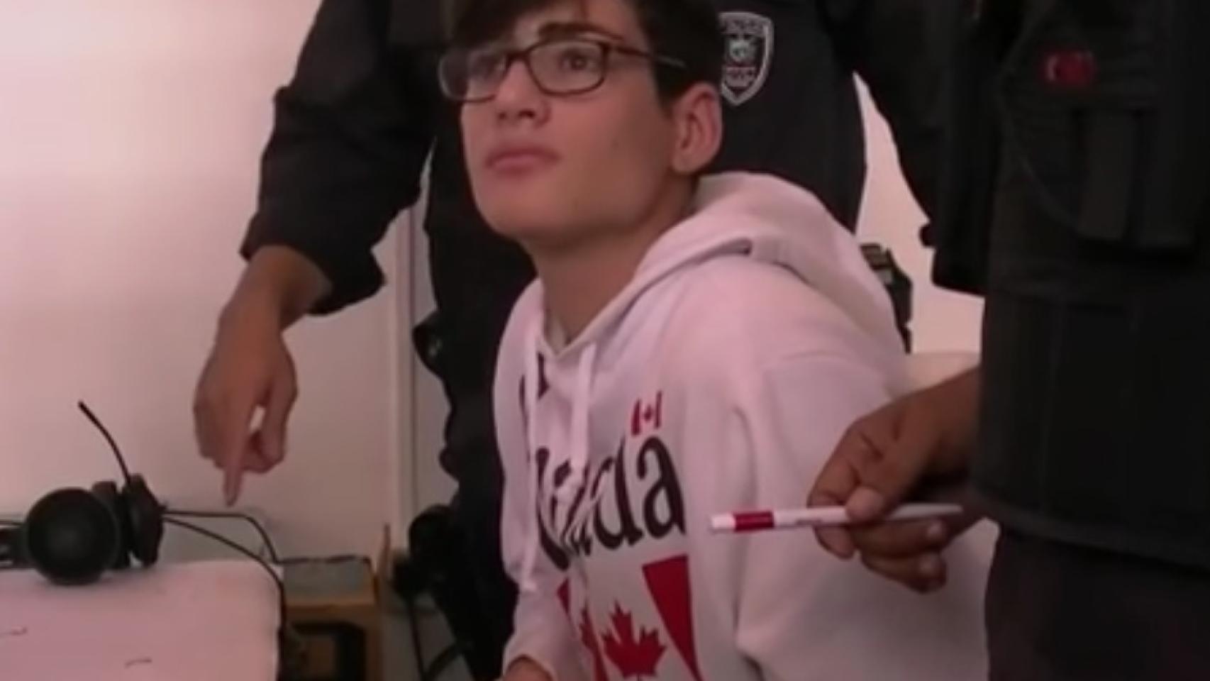 Marvin, en el momento de su detención en Joao Pessoa.