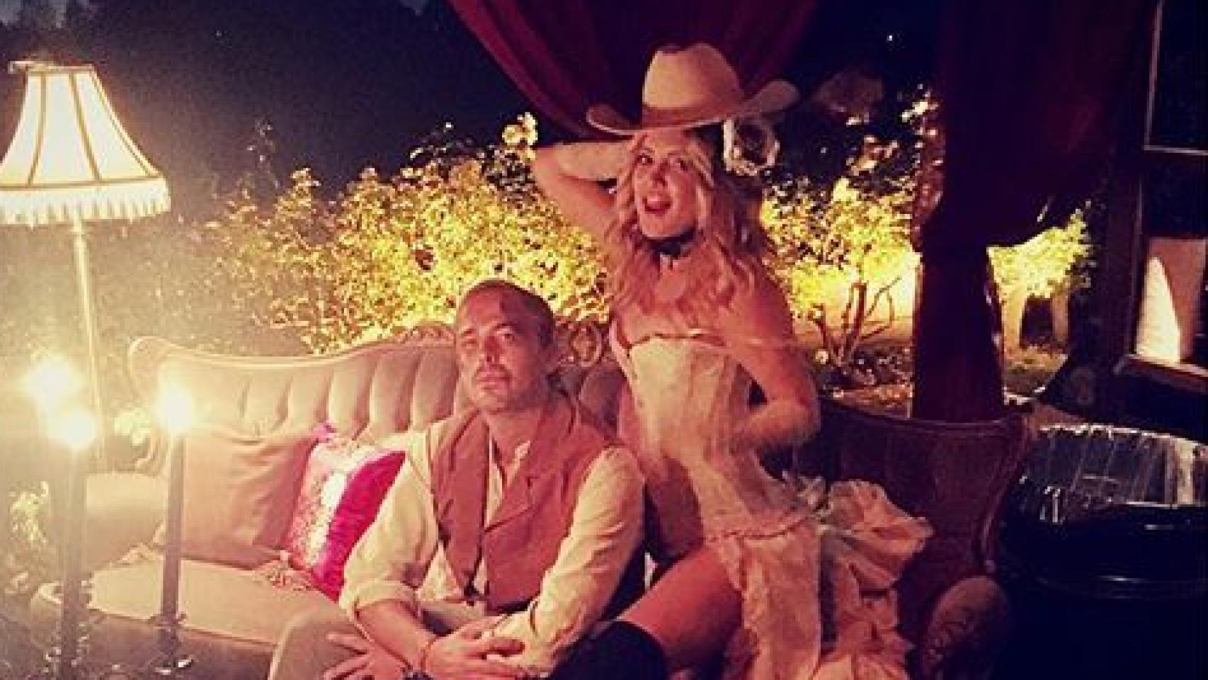 Kate Hudson en la fiesta de Halloween en su casa.