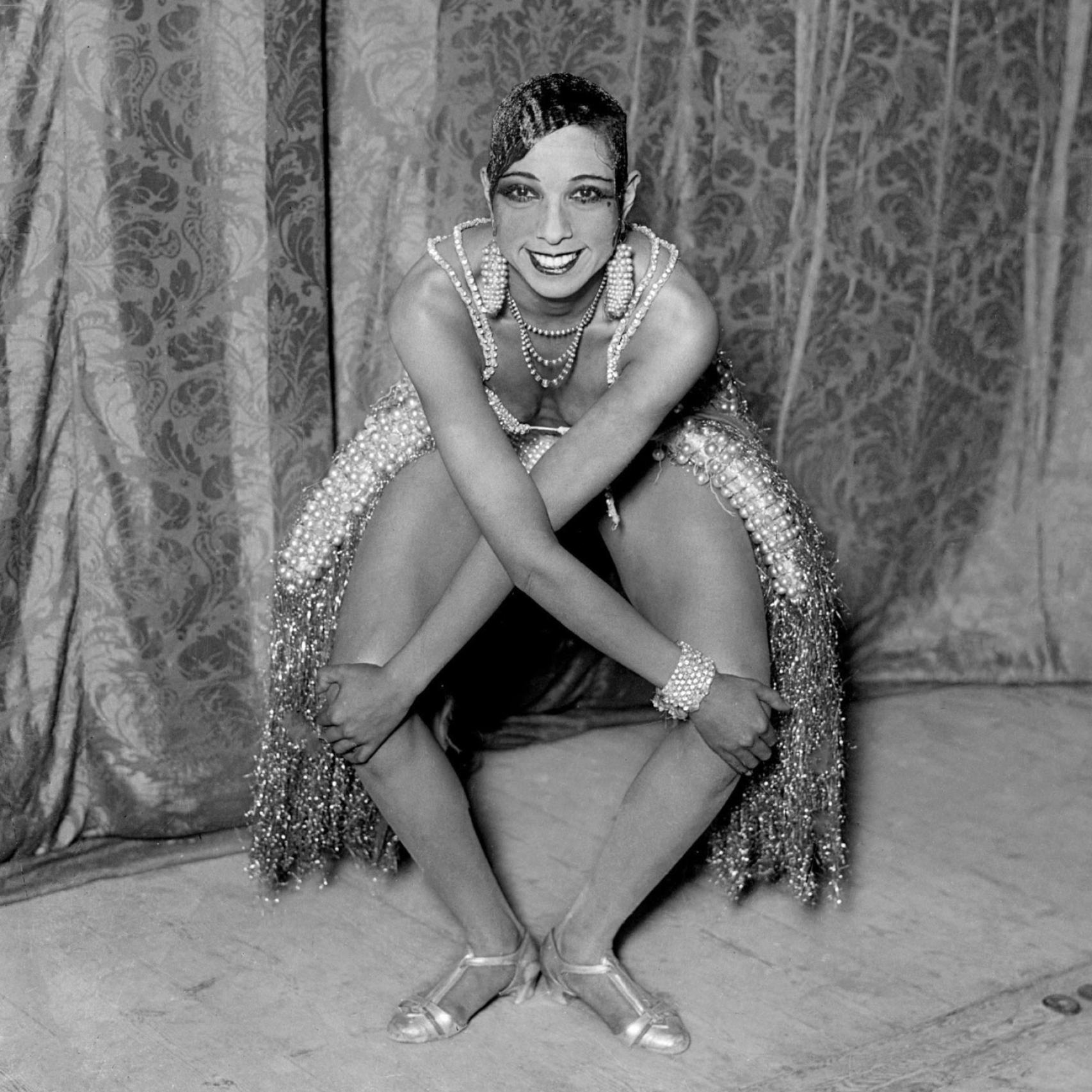 Josephine Baker retratada en Donostia por Ricardo Martín, en 1930.