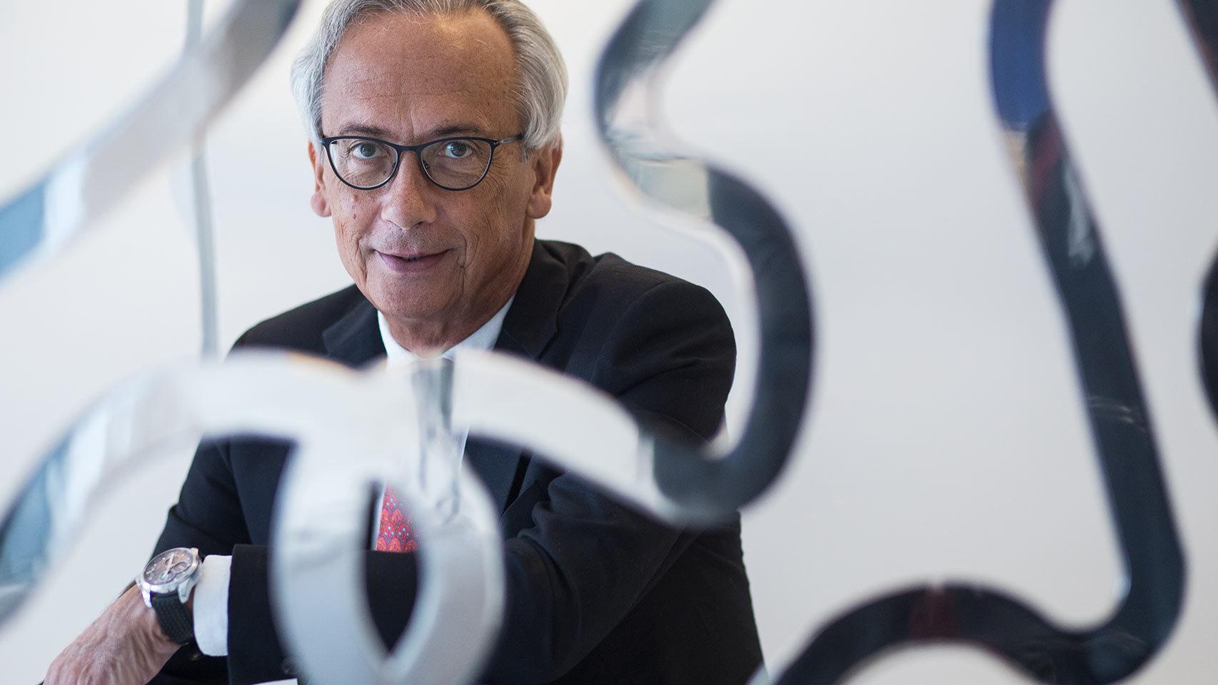 El Dr. Clotet, durante la entrevista.