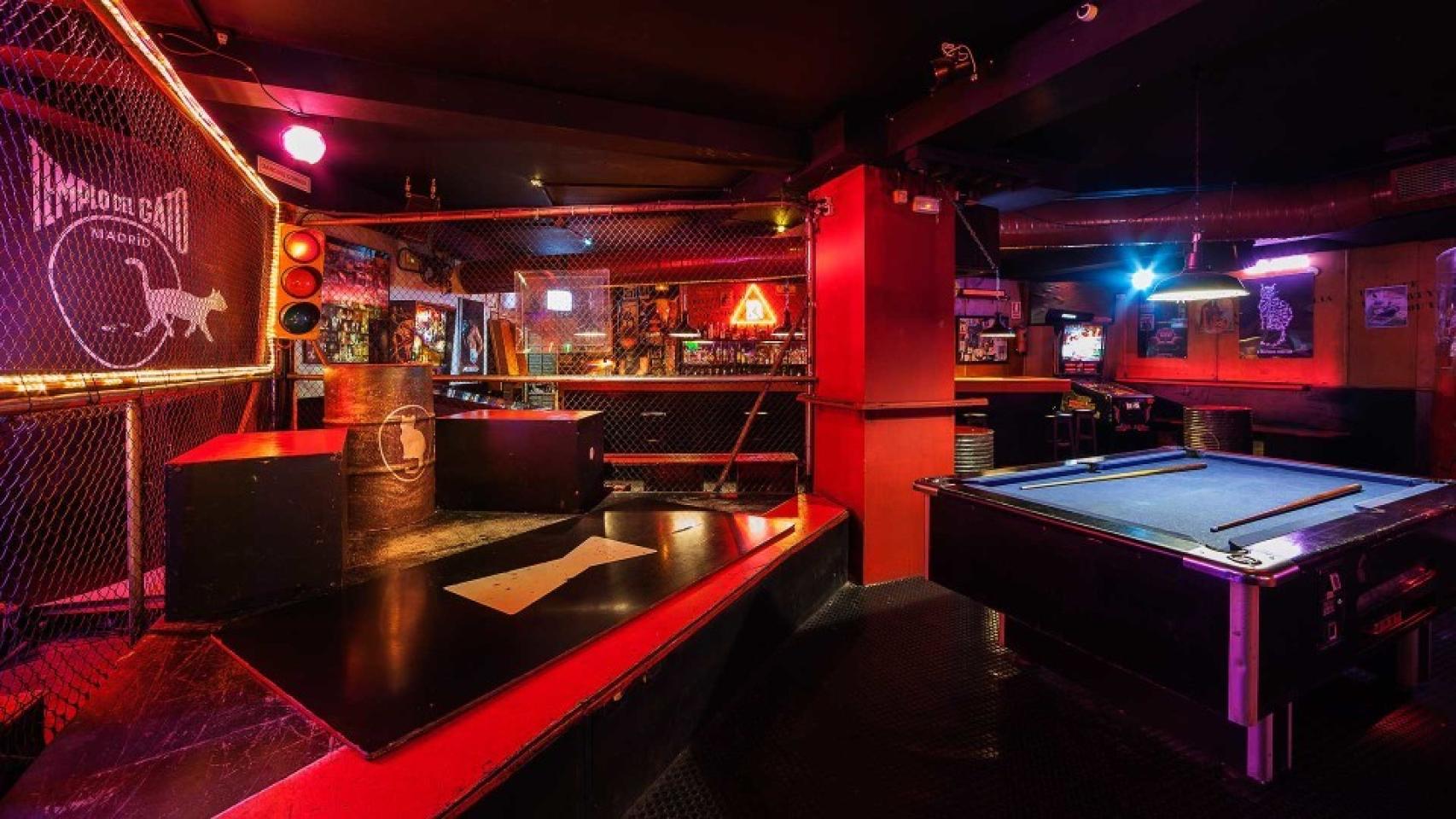 El interior del Templo del Gato.