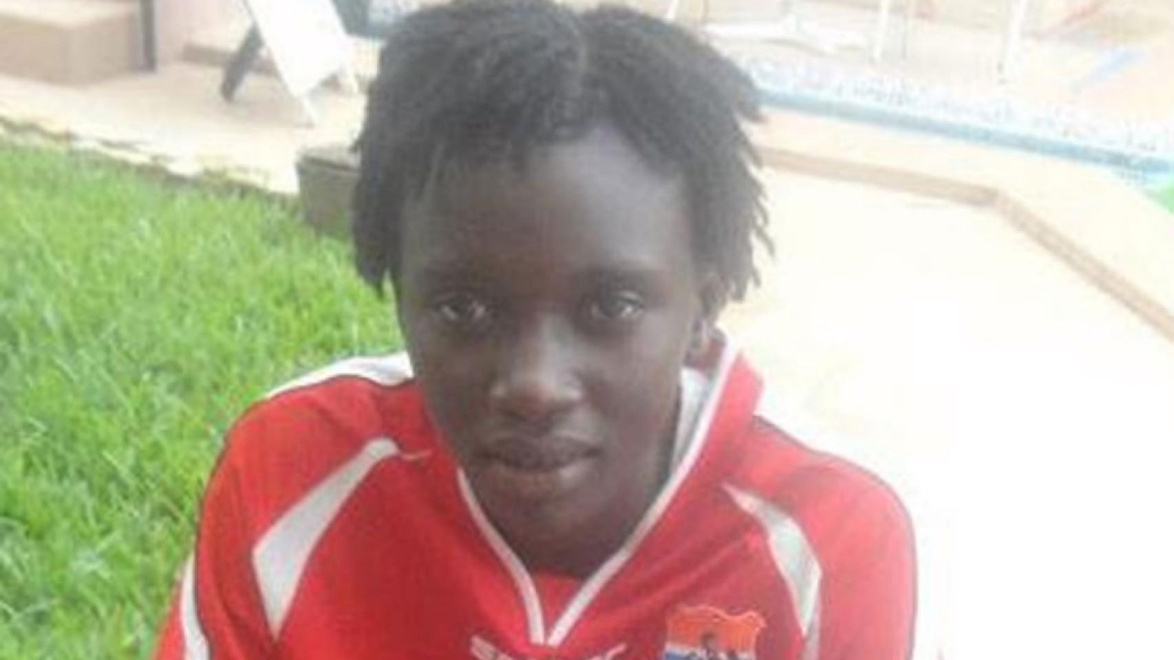 Fatim Jawara, portera de la selección de Gambia.