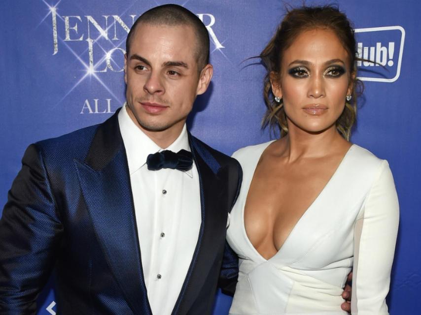 Casper Smart y Jennifer-Lopez cuando eran novios