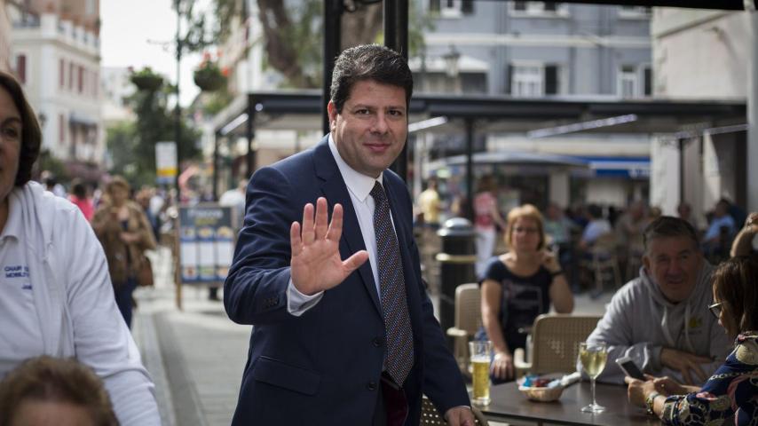Fabian Picardo, ministro principal de Gibraltar, por Main Street en una imagen de archivo