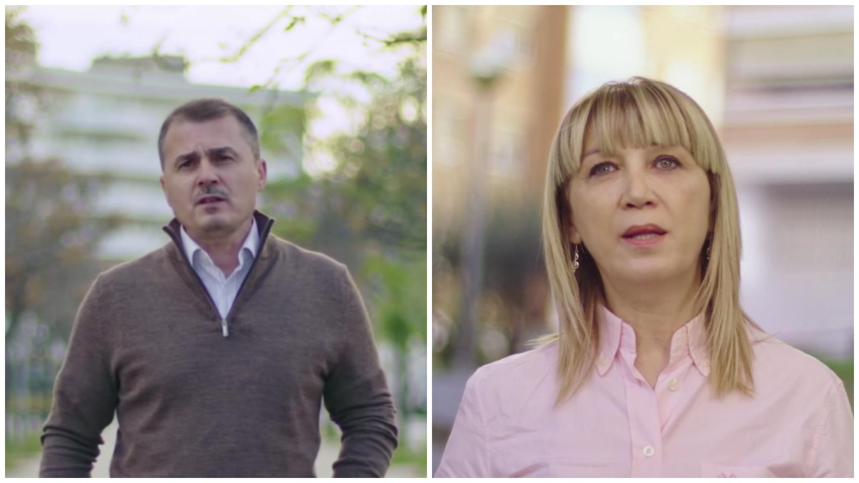 Los padres del portavoz de ERC en el Congreso, Antonio Rufián y Pepi Romero. Ambos son de padres andaluces.
