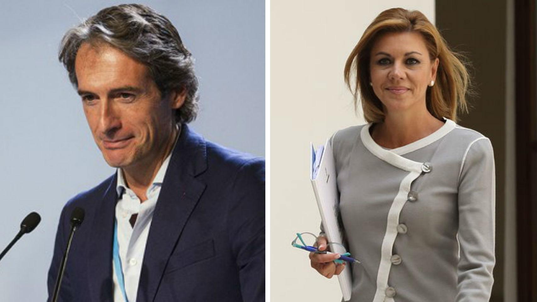 Íñigo de la Serna (izqda) y Dolores de Cospedal (dcha)