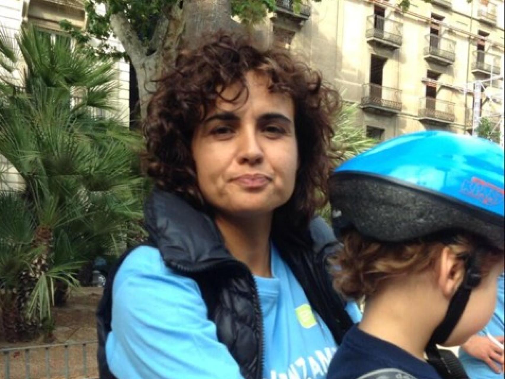 Dolors Montserrat en bicicleta, unas de sus grandes aficiones