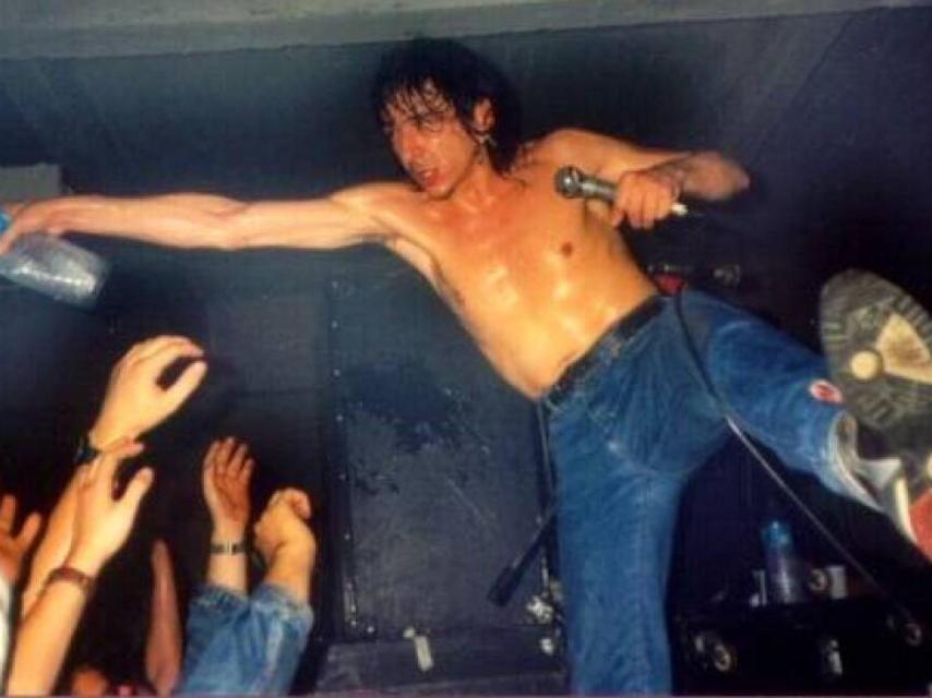 Evaristo, de La Polla Records, a quien Grau le dedica el documental No somos nada.