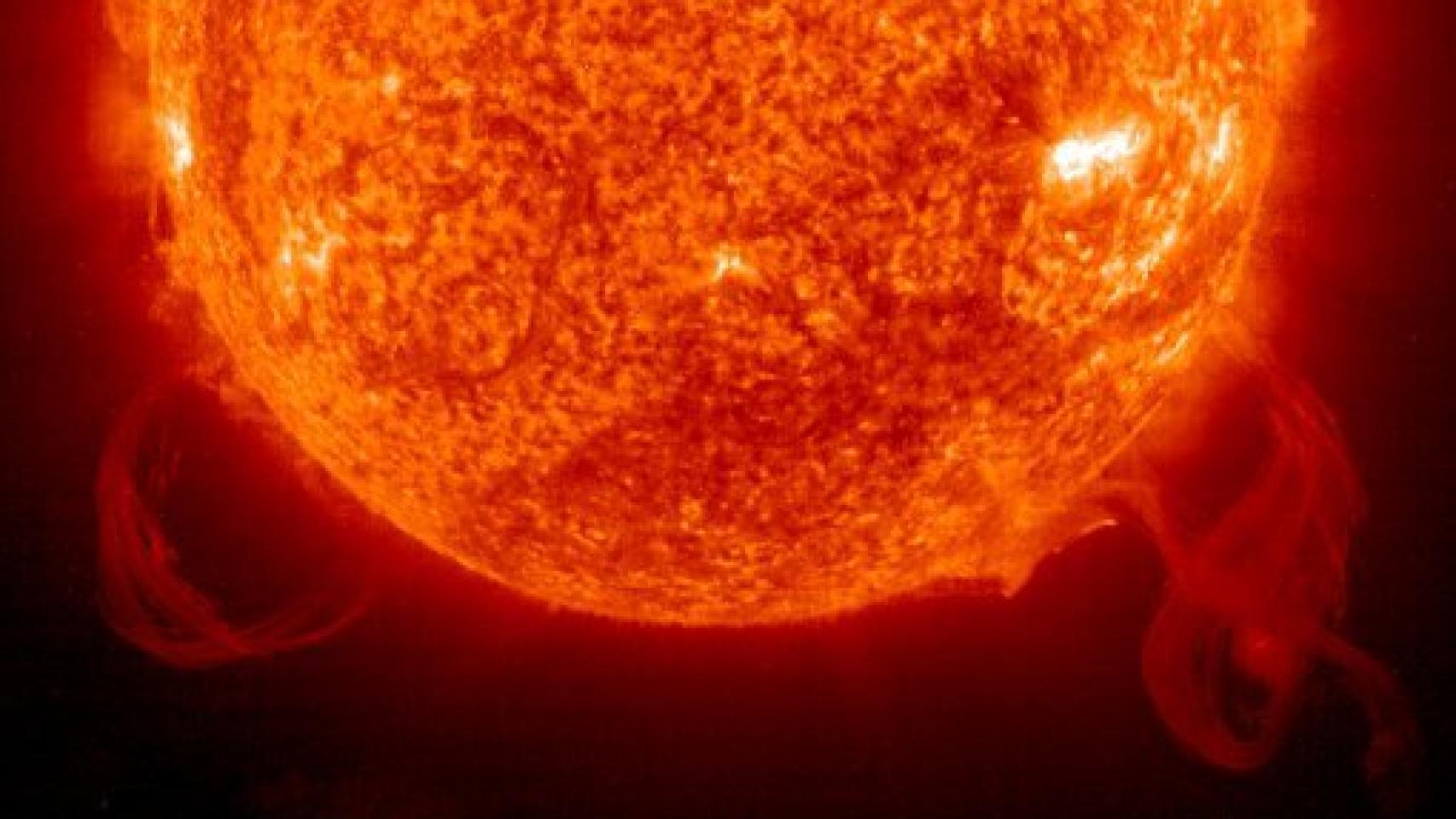 Image: Riesgos naturales: erupciones solares