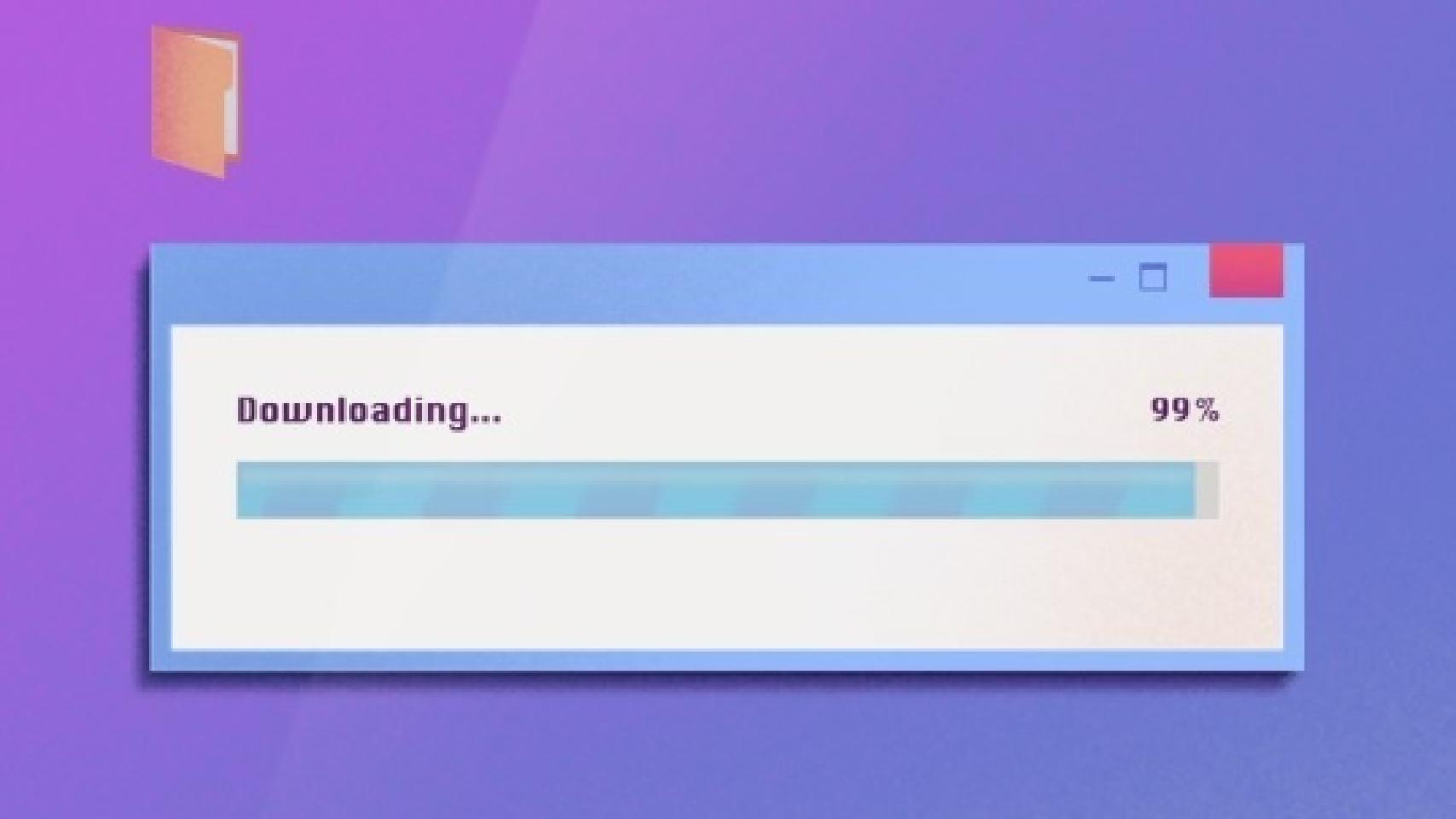 Aún hoy estamos esperando a que la barra llegue al 100%.