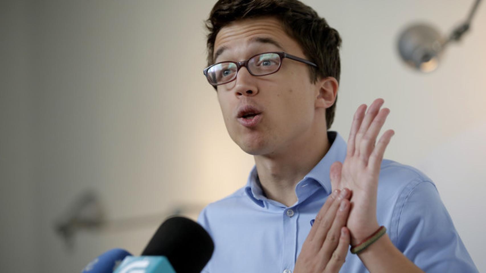 Iñigo Errejón, portavoz de Podemos en el Congreso