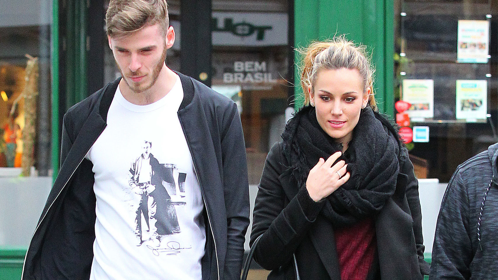 Edurne y David De Egea.