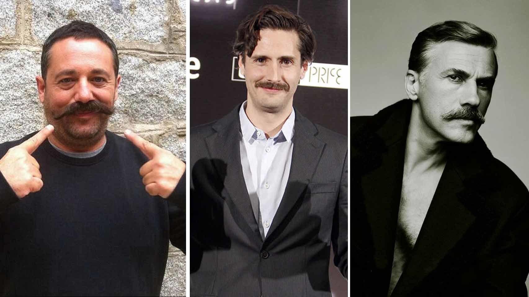 De izq. a dcha. los actores Pepón Nieto, Juan Diego Botto y Christoph Waltz.