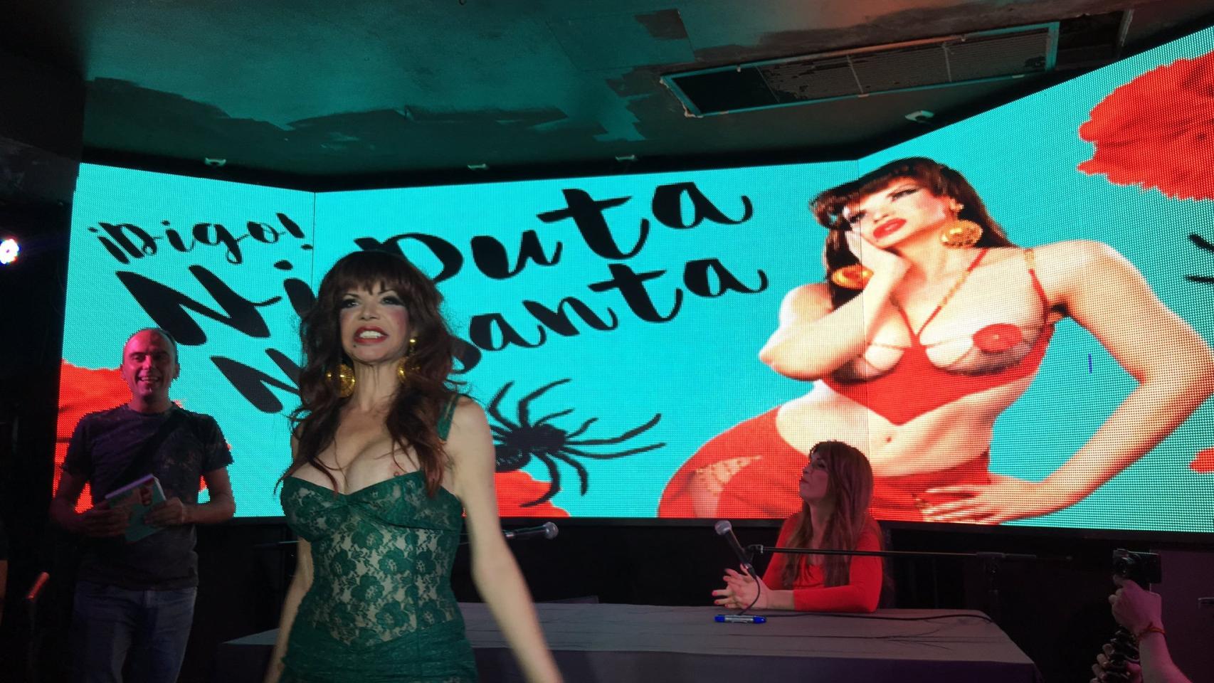 La Veneno, en la presentación de su libro hace unos días.