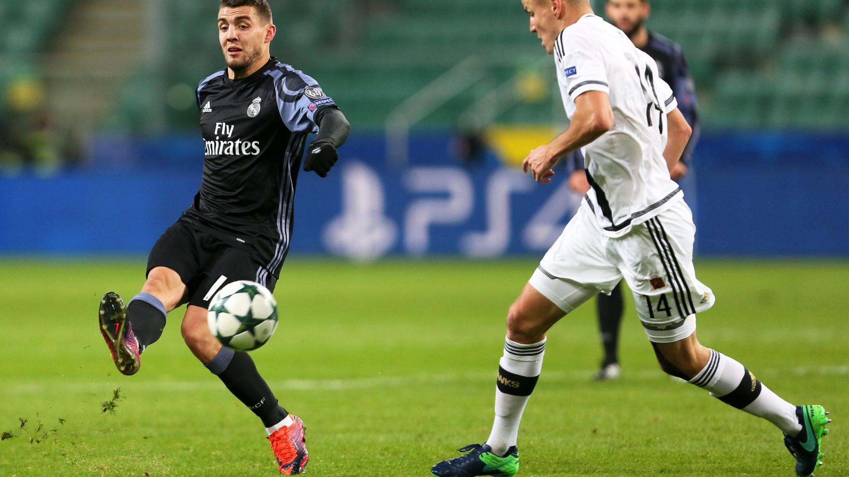 Kovacic, durante el partido contra el Legia.