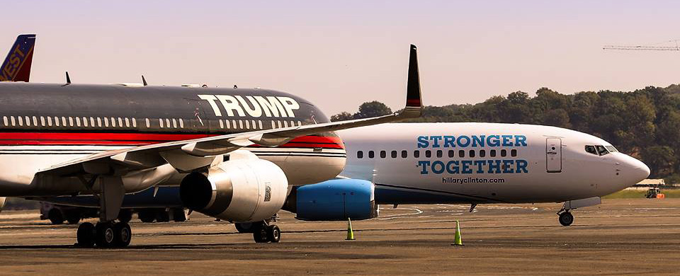 aviones-trump-hillary