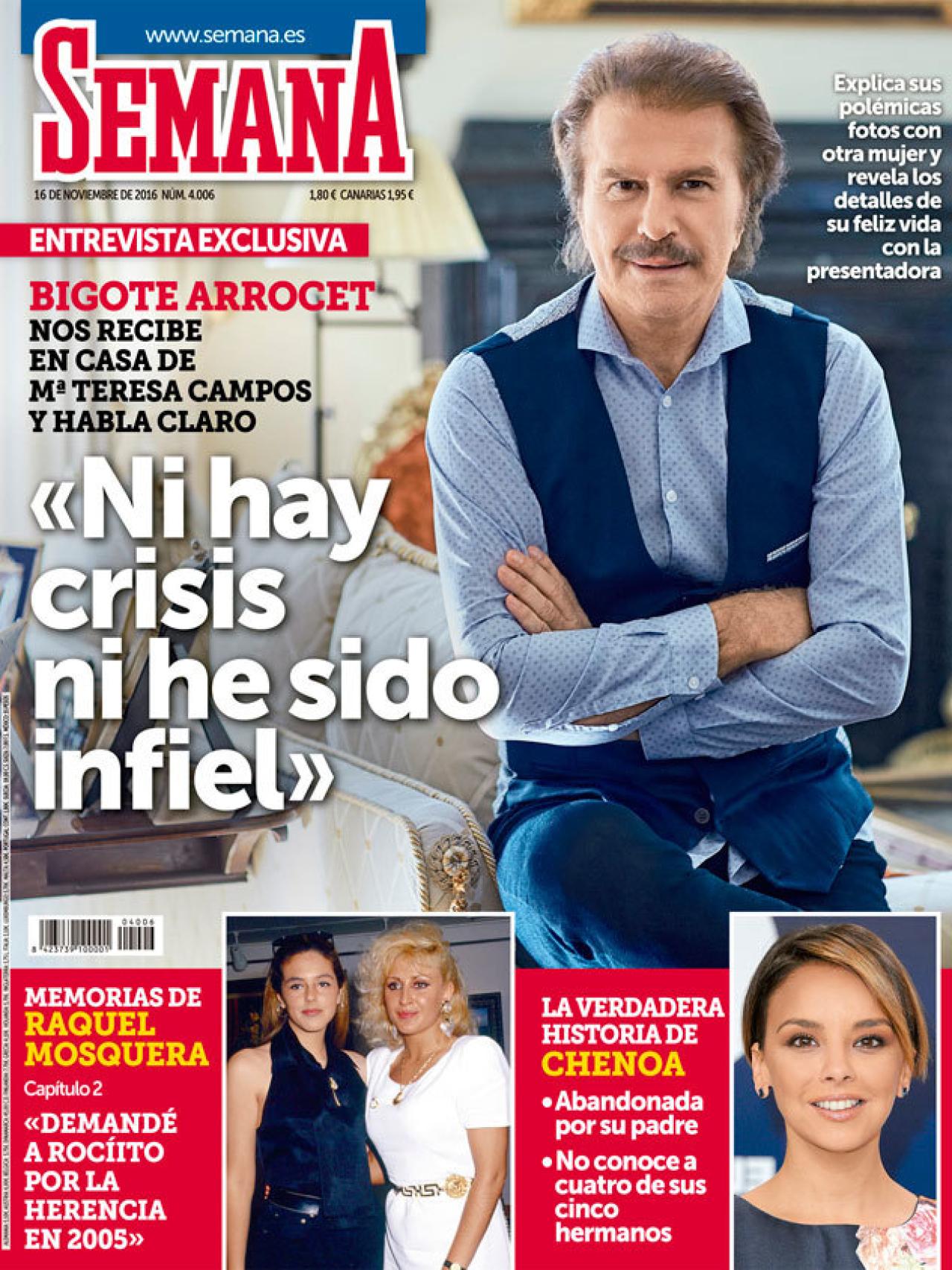 Revista Semana con Bigote Arrocet en la portada