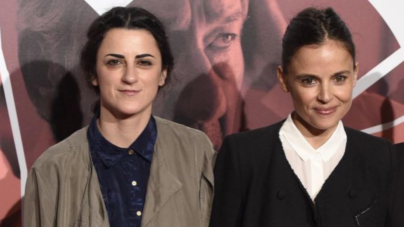 La directora Beatriz Sanchís y Elena Anaya en un estreno en 2014.