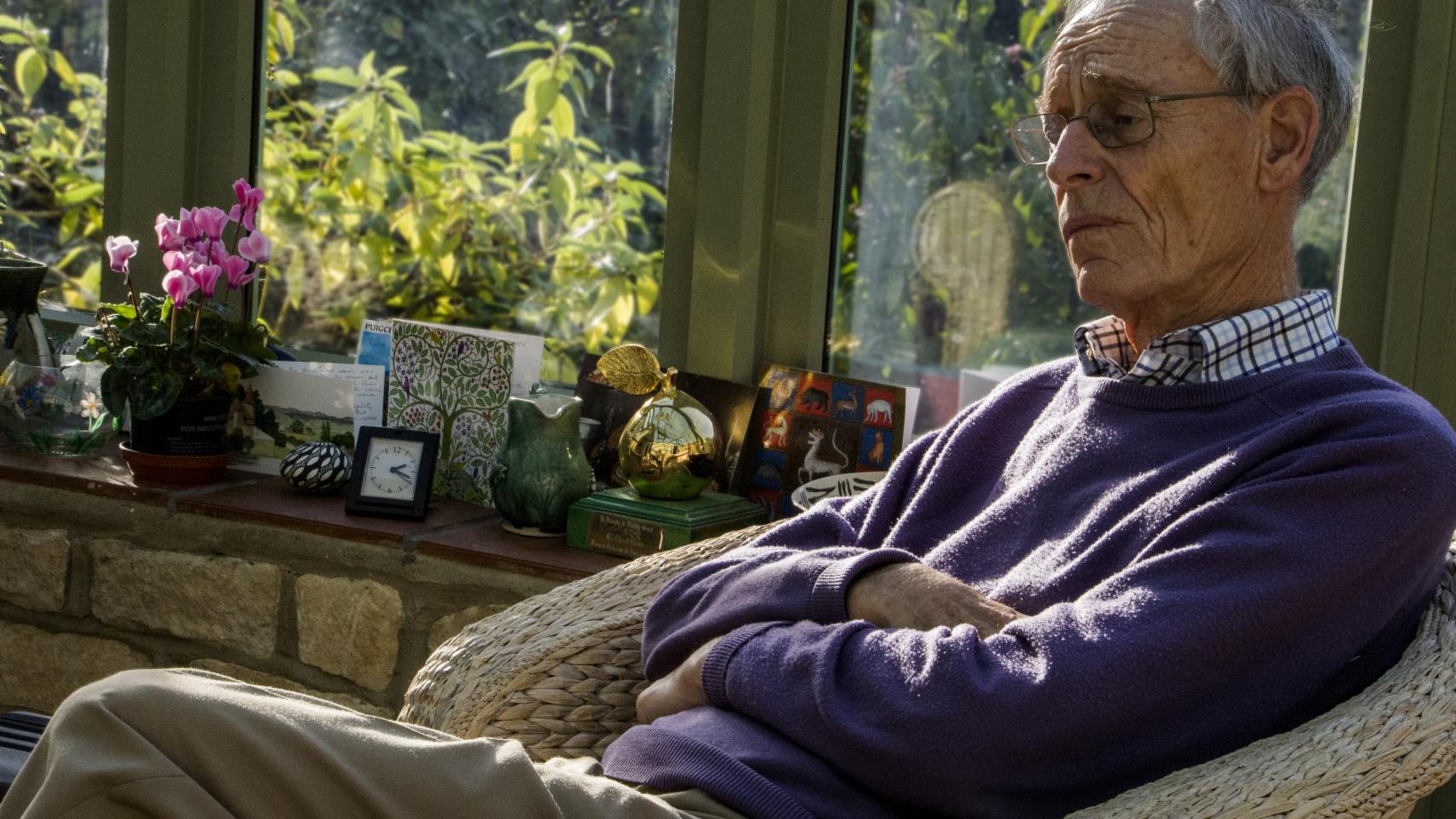 John H. Elliott en su casa de Oxford.