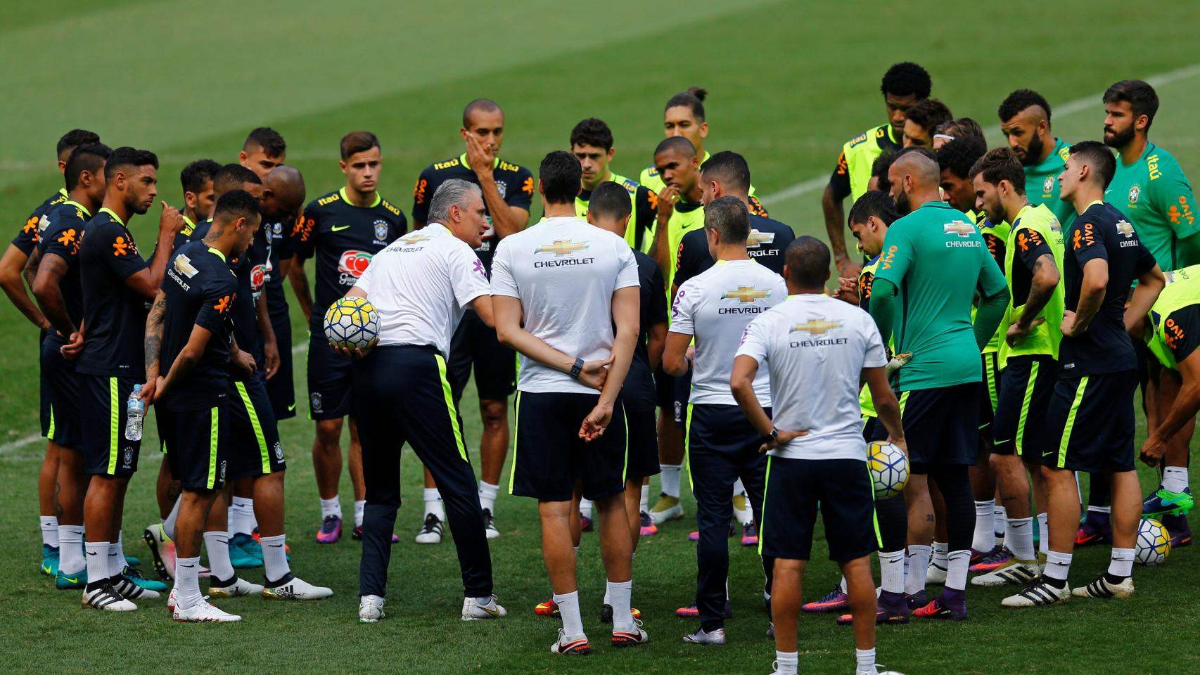 Concentración actual de la selección brasileña.