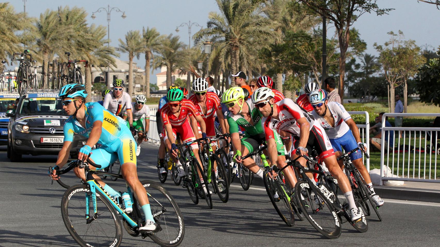 Imagen del último Mundial de ciclismo en ruta de Catar.