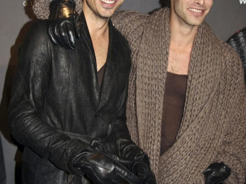 Velencoso y Kortajarena, en la época en la que desfilaban para Caramelo.