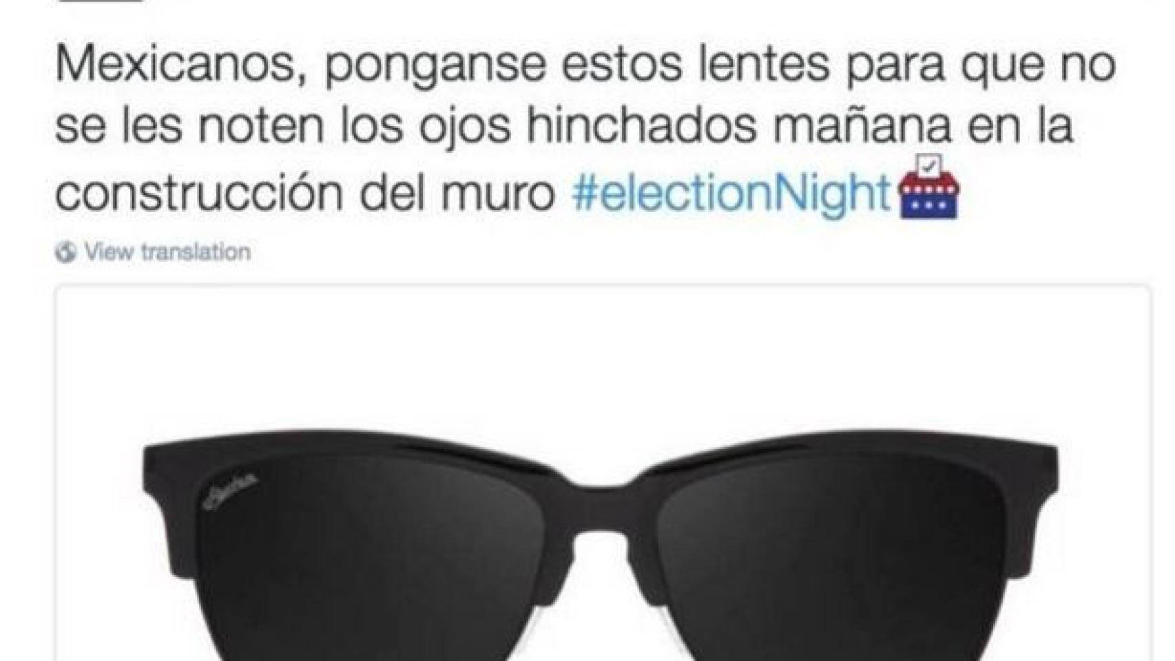 El tuit ofensivo borrado por Hawkers.