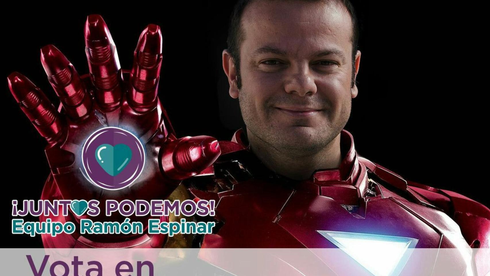 Raúl Camargo es Iron Man.