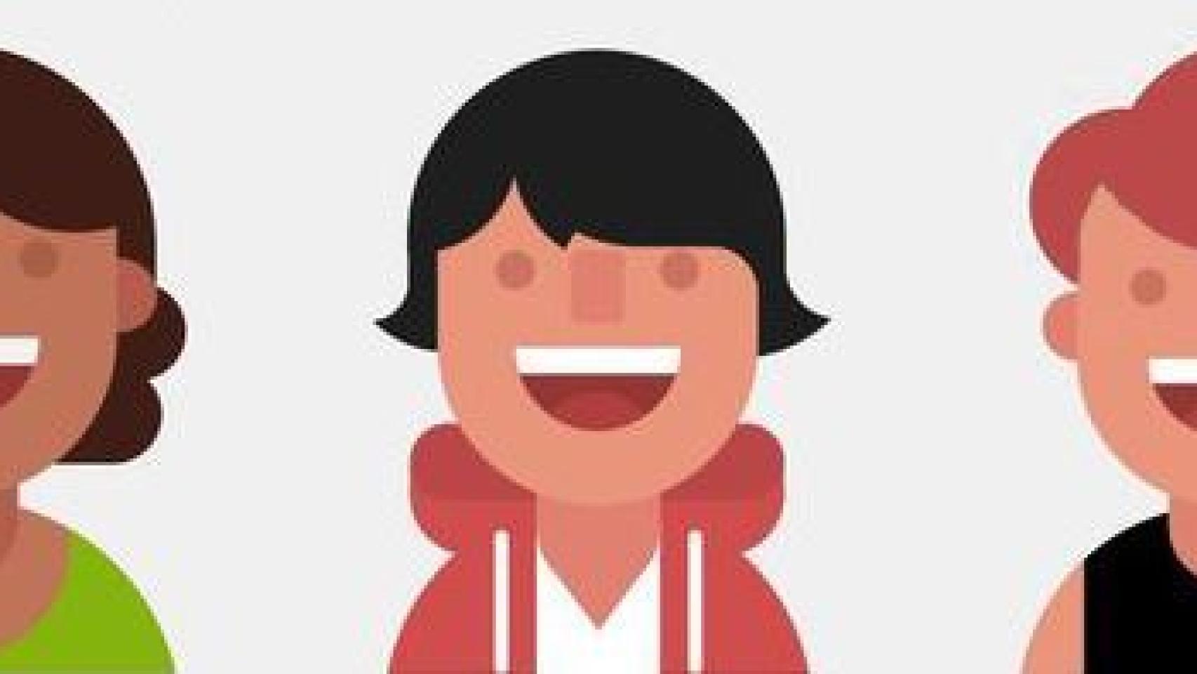 Menores 'sin género' entre los nuevos emojis de Whatsapp.
