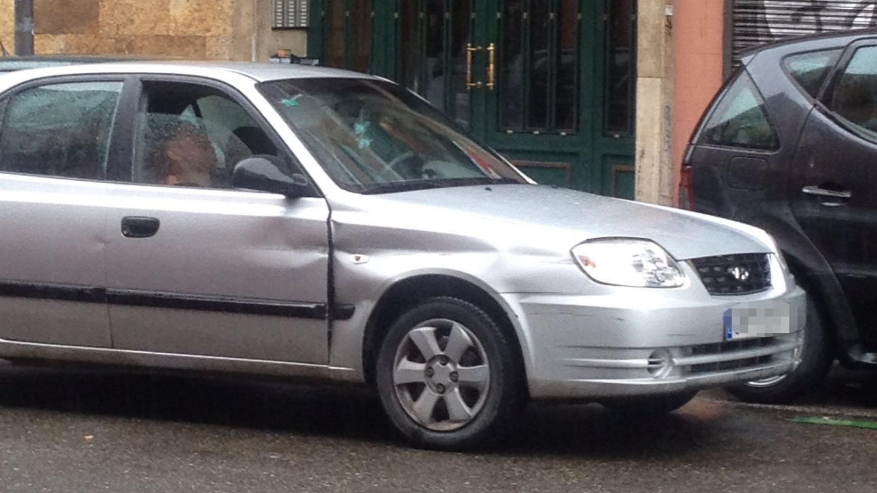 Uno de los taxis de la droga en Embajadores.