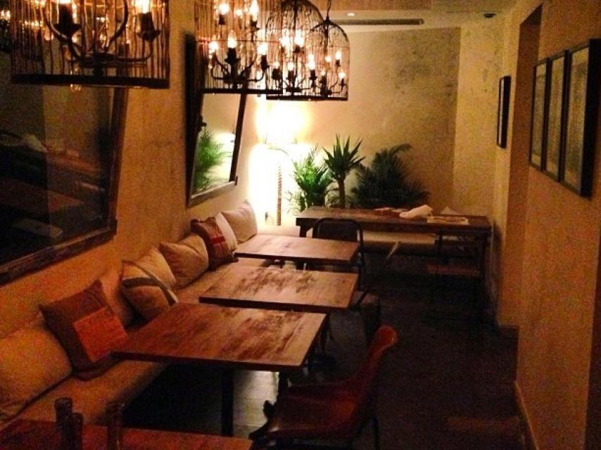 Interior del restaurante de Estefanía Luyk