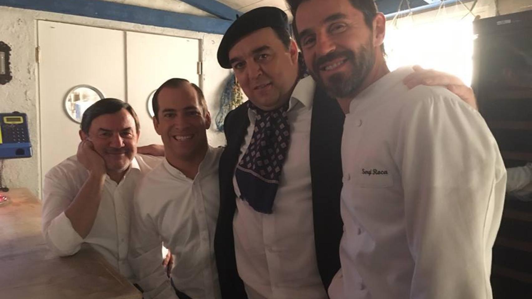 Julián Valcárcel en la serie El Chiringuito de Pepe.