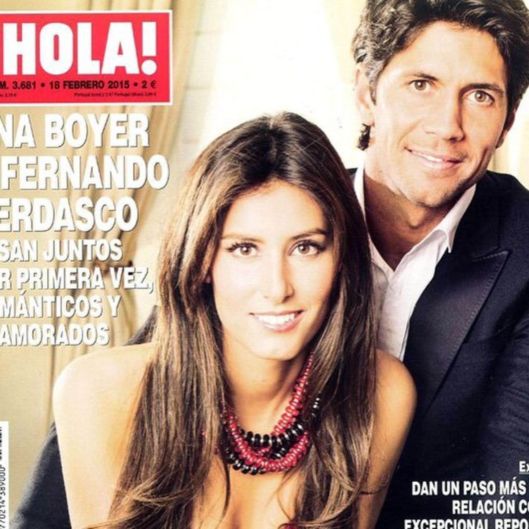 La pareja confirmó su relación a través de una exclusiva