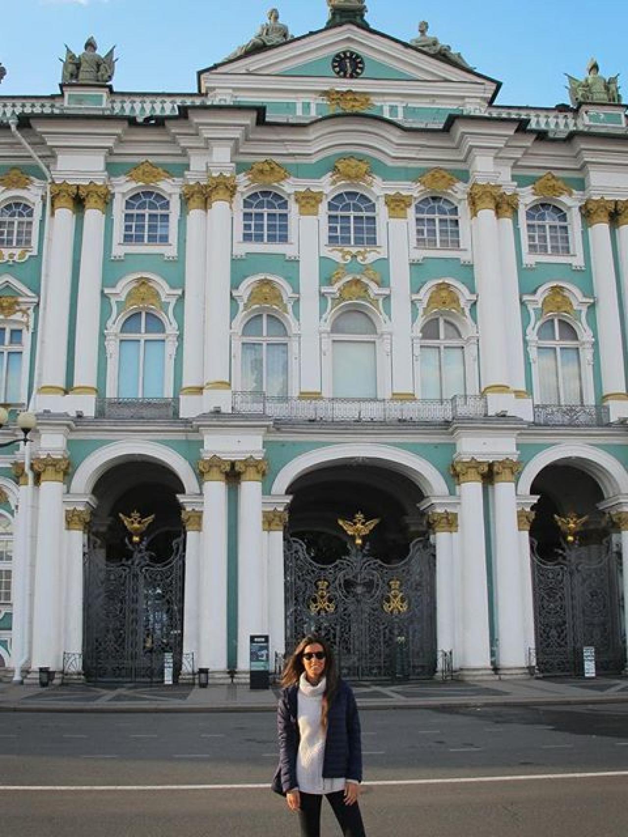 En el Palacio de Invierno