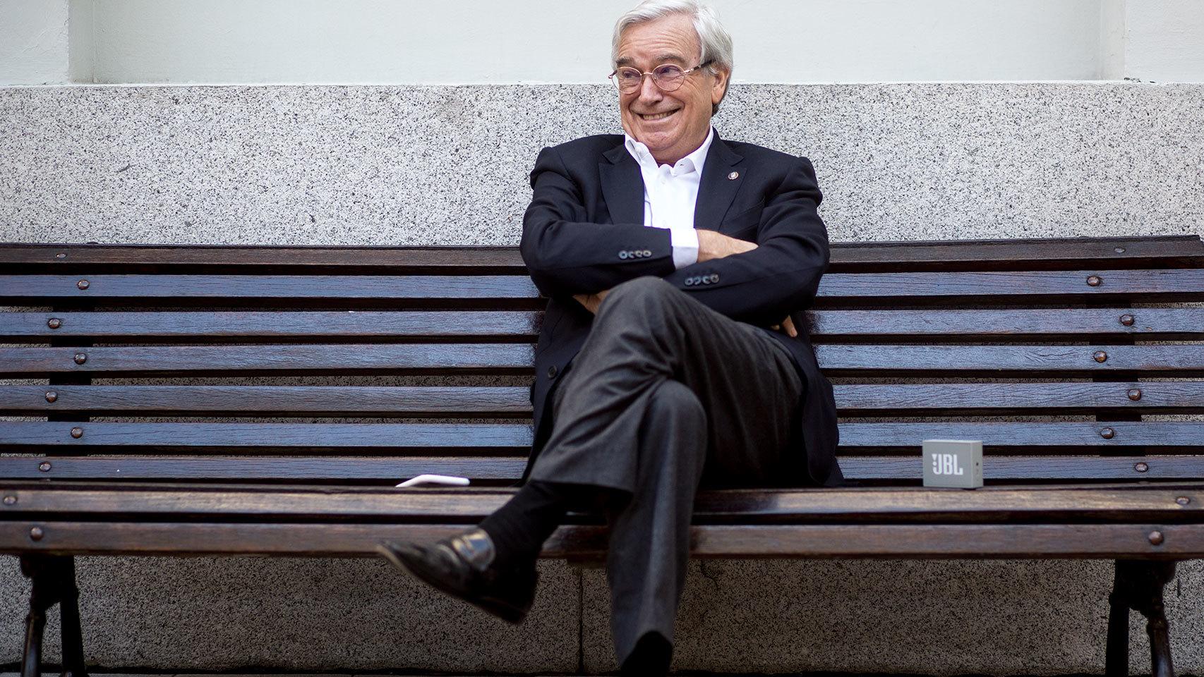 Francisco Luzón, durante la entrevista.