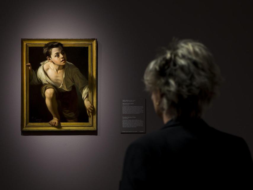 El cuadro de Pere Borrell y del Caso, titulado Huyendo de la crítica (1874).