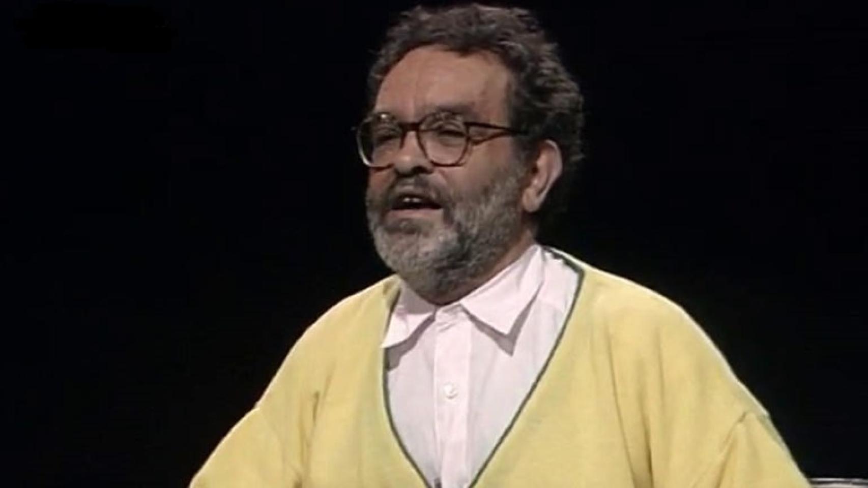 Un momento del histórico debate entre Fernando Arrabal y Sánchez Dragó.